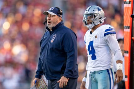 Dallas Cowboys' Dak Prescott, Mike McCarthy