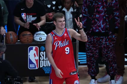 Mac McClung in Slam Dunk contest