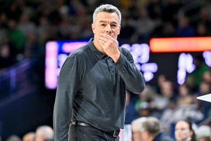 Dec 30, 2023; South Bend, Indiana, USA; Virginia Cavaliers head coach Tony Bennett watches in the first half against the Notre Dame Fighting Irish at the Purcell Pavilion. Mandatory Credit: Matt Cashore-USA TODAY Sports