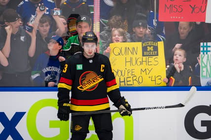 NHL: Columbus Blue Jackets at Vancouver Canucks