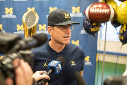Michigan Wolverines head coach Jim Harbaugh