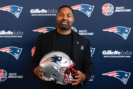 New England Patriots head coach Jerod Mayo