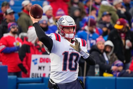 New England Patriots quarterback Mac Jones