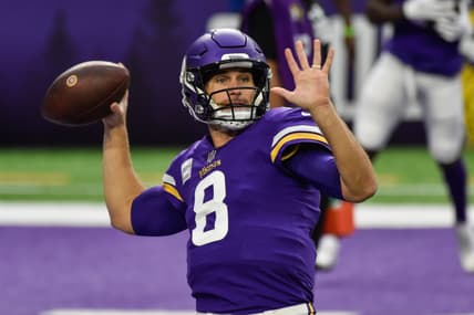 Minnesota Vikings QB Kirk Cousins against Atlanta Falcons