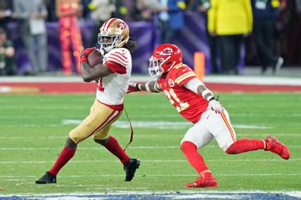 San Francisco 49ers wide receiver Brandon Aiyuk