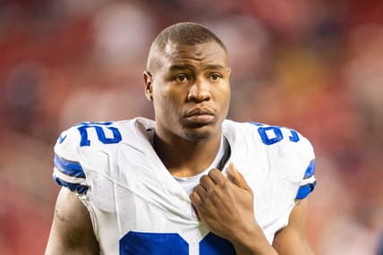 October 8, 2023; Santa Clara, California, USA; Dallas Cowboys defensive end Dorance Armstrong (92) after the game against the San Francisco 49ers at Levi's Stadium. Mandatory Credit: Kyle Terada-USA TODAY Sports