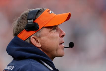 Denver Broncos head coach Sean Payton