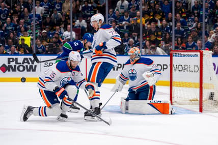 NHL: Stanley Cup Playoffs-Edmonton Oilers at Vancouver Canucks