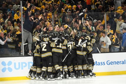 NHL: Stanley Cup Playoffs-Toronto Maple Leafs at Boston Bruins