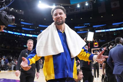 Klay Thompson against the Los Angeles Lakers