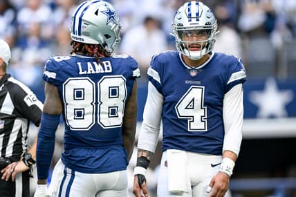 Dallas Cowboys' Dak Prescott, CeeDee Lamb