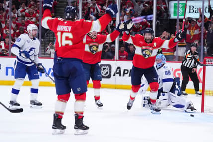 NHL: Stanley Cup Playoffs-Tampa Bay Lightning at Florida Panthers