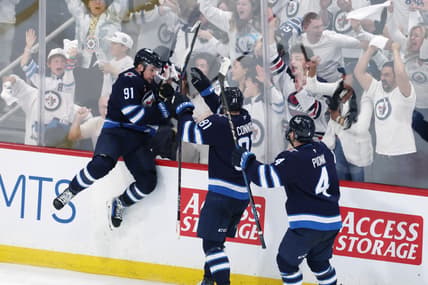 NHL: Stanley Cup Playoffs-St. Louis Blues at Winnipeg Jets