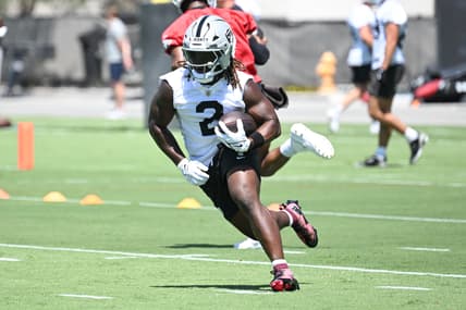 Las Vegas Raiders running back Ashton Jeanty