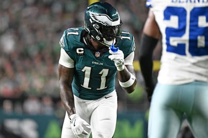 Philadelphia Eagles wide receiver A.J. Brown, Kansas City Chiefs target