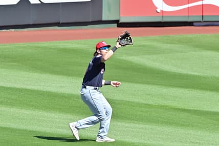 Cleveland Guardians outfielder Chase DeLauter