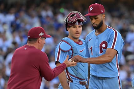 Philadelphia Phillies pitcher Cristopher Sanchez