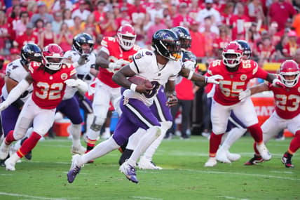 Baltimore Ravens quarterback Lamar Jackson