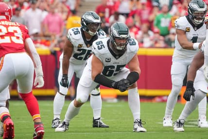 Philadelphia Eagles right tackle Lane Johnson