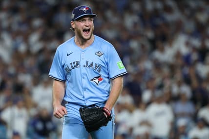 MLB: World Series-Trey Yesavage, Toronto Blue Jays at Los Angeles Dodgers