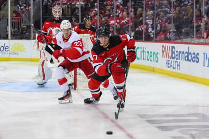 NHL: Detroit Red Wings at New Jersey Devils