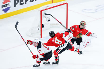 NHL: New Jersey Devils at Chicago Blackhawks