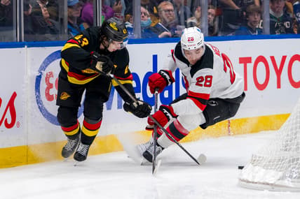 NHL: New Jersey Devils at Vancouver Canucks