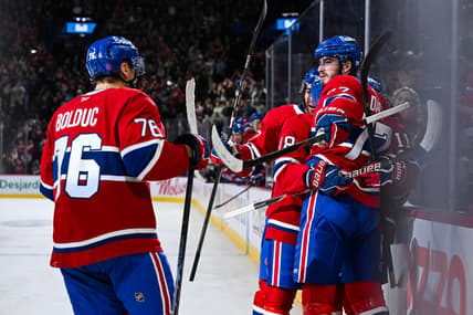 NHL: Philadelphia Flyers at Montreal Canadiens, kirby dach