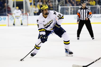 NCAA Hockey: Penn State at Michigan, montreal canadiens prospect michael hage