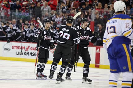 NHL: Buffalo Sabres at New Jersey Devils