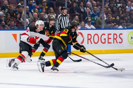 NHL: New Jersey Devils at Vancouver Canucks