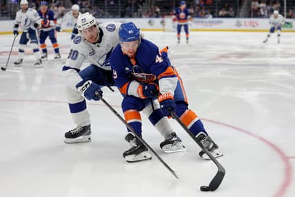 NHL: Tampa Bay Lightning at New York Islanders