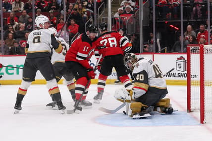 NHL: Vegas Golden Knights at New Jersey Devils