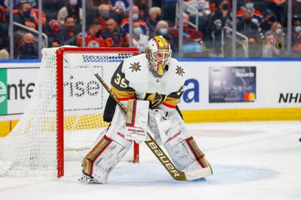 Laurent Brossoit Vegas Golden Knights (Photo- Vegas Golden Knights via Twitter)