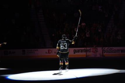 Evgenii Dadonov Vegas Golden Knights (Photo- Vegas Golden Knights via Twitter)