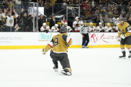 Jack Eichel goal Vegas Golden Knights (Photo- Vegas Golden Knights via Twitter)