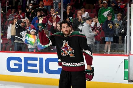 Nick Schmaltz Arizona Coyotes (Photo- Arizona Coyotes PR via Twitter)