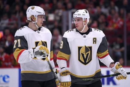 Reilly Smith and William Karlsson Vegas Golden Knights (Photo- Vegas Golden Knights via Twitter)