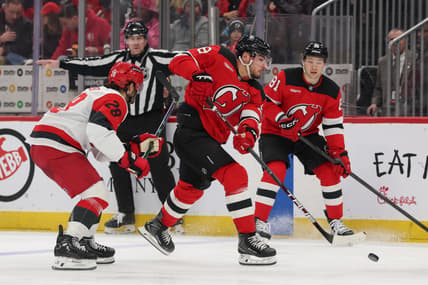 NHL: Carolina Hurricanes at New Jersey Devils