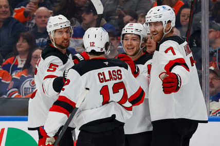 NHL: New Jersey Devils at Edmonton Oilers