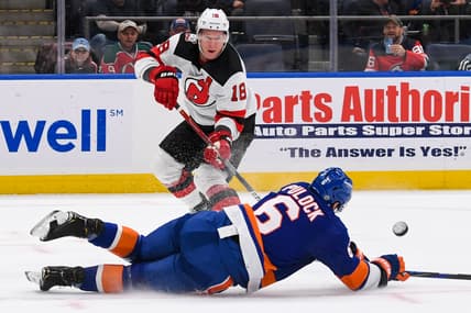 NHL: New Jersey Devils at New York Islanders