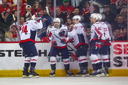 NHL: Washington Capitals at Calgary Flames