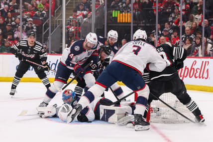 NHL: Columbus Blue Jackets at New Jersey Devils