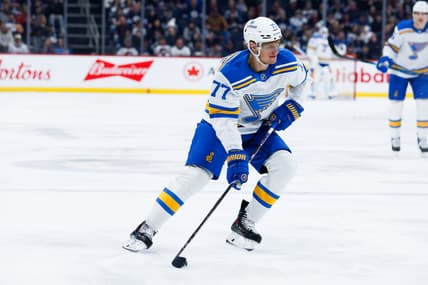 NHL: St. Louis Blues at Winnipeg Jets