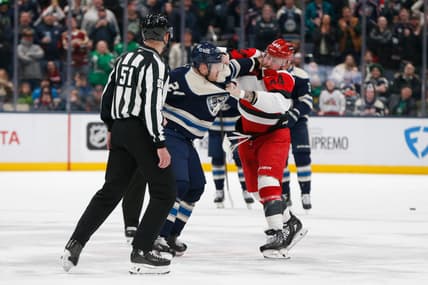 NHL: Carolina Hurricanes at Columbus Blue Jackets