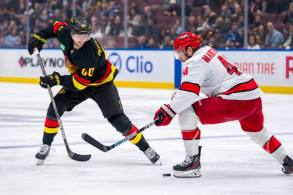NHL: Carolina Hurricanes at Vancouver Canucks