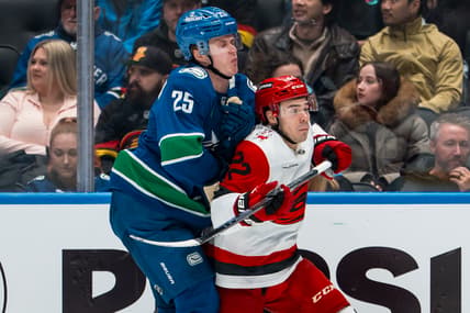 NHL: Carolina Hurricanes at Vancouver Canucks
