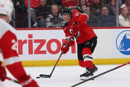 NHL: Detroit Red Wings at New Jersey Devils