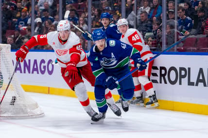 NHL: Detroit Red Wings at Vancouver Canucks