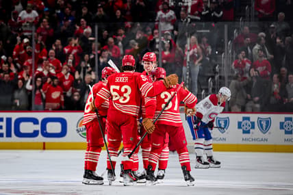 NHL: Montreal Canadiens at Detroit Red Wings